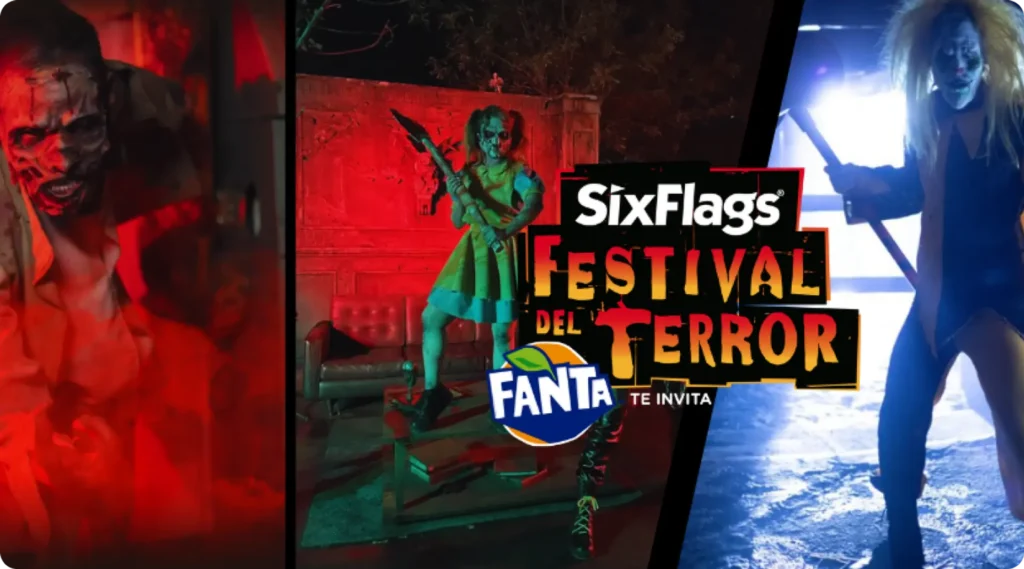 Terror, espectáculos y montañas rusas: así será el Festival del Terror en Six Flags México