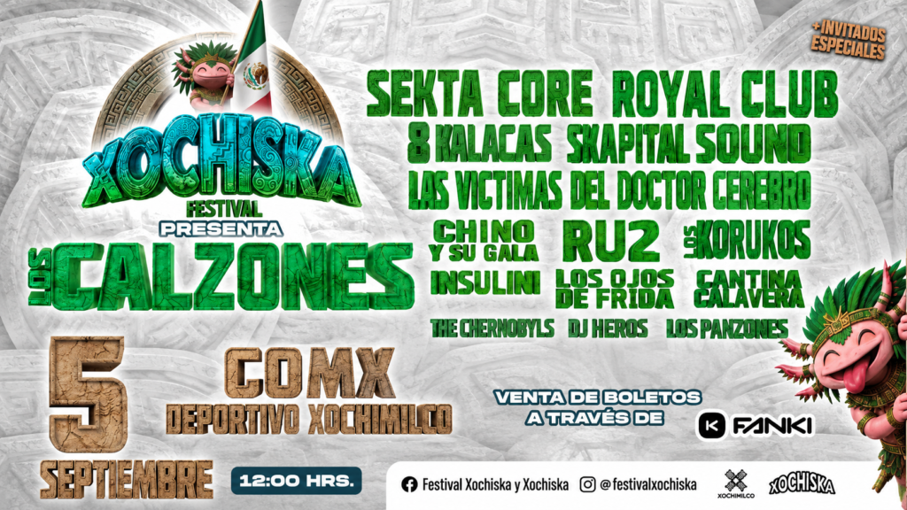 El ska retumbará en Xochimilco con el Festival Xochiska 2026
