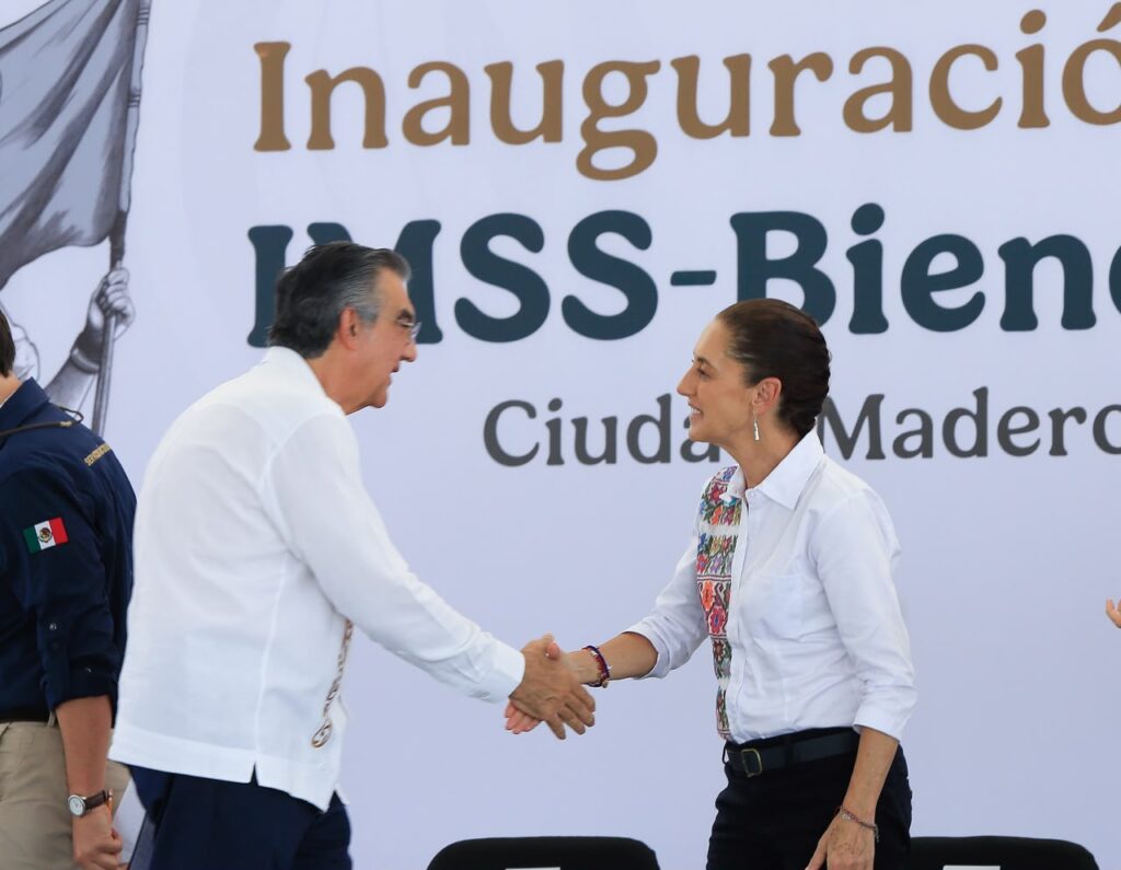 Américo Villarreal reconoce apoyo de la presidenta Claudia Sheinbaum a Tamaulipas
