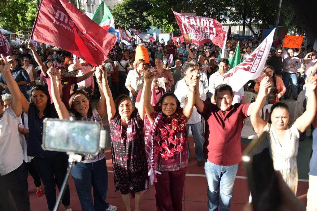 Beatriz Mojica recibe respaldo multitudinario en Iguala y llama a fortalecer la transformación en Guerrero