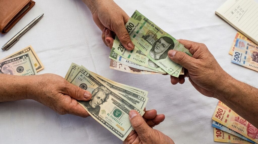 Peso mexicano registra su mejor cierre frente al dólar desde 2024