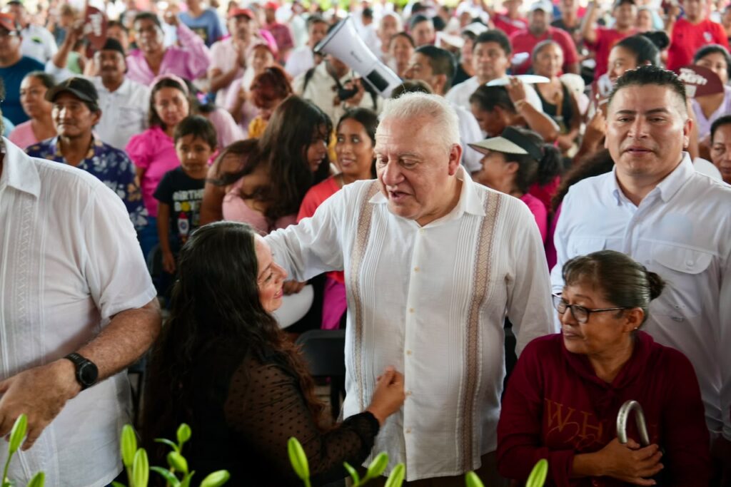 Rafa Marín llama a llevar la transformación hasta las zonas con mayor rezago de Quintana Roo