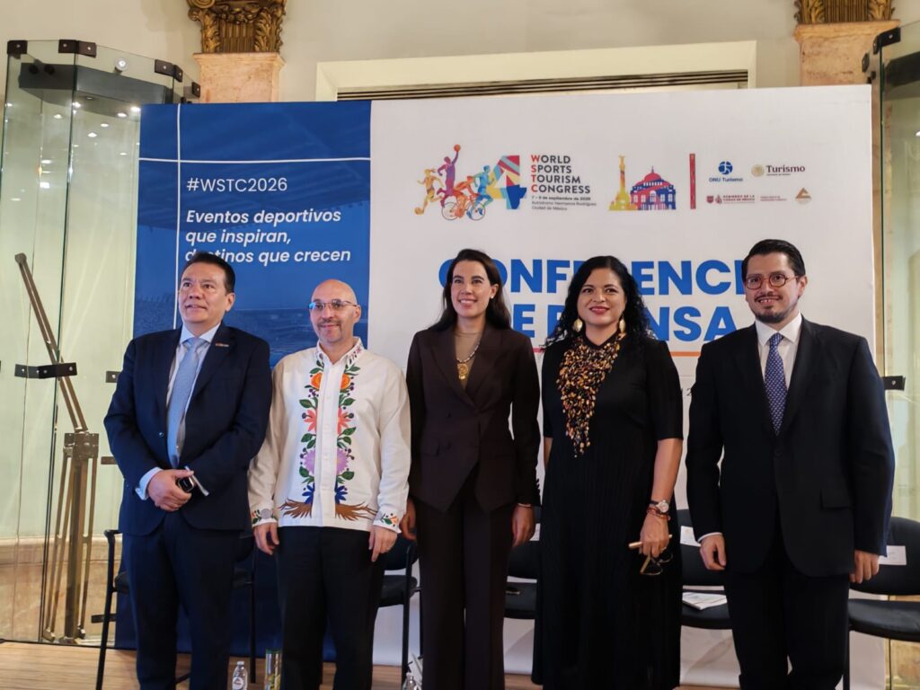 México será epicentro mundial del turismo deportivo; ONU Turismo realizará su Congreso en CDMX