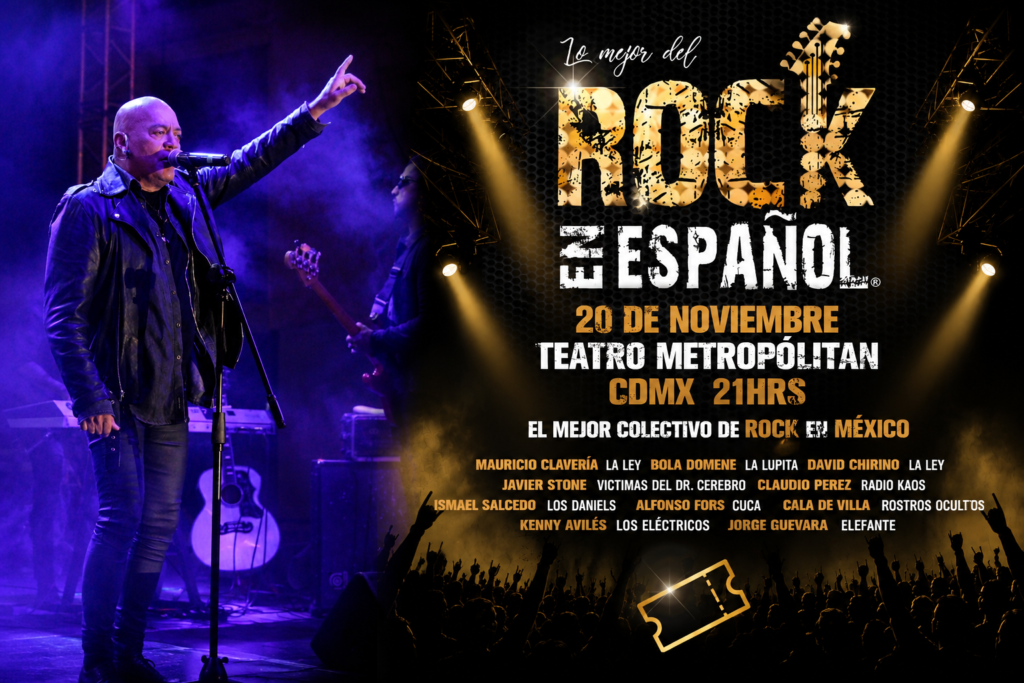 Diez figuras fundamentales harán rugir al Teatro Metropólitan con lo mejor del rock en español