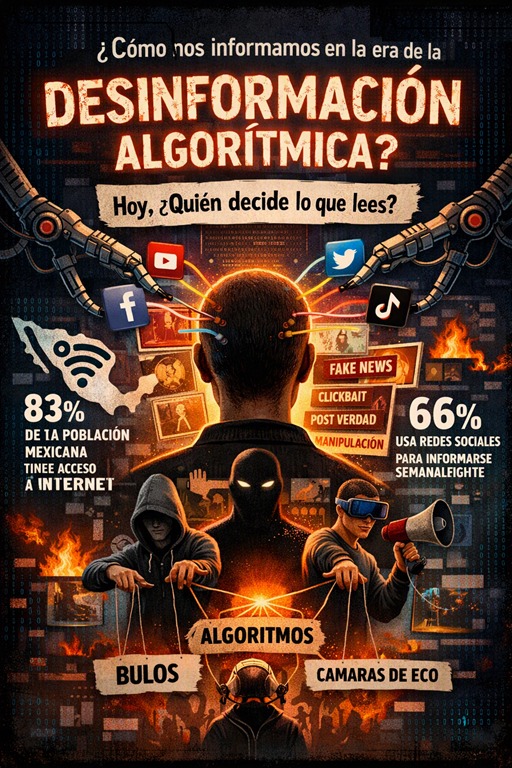 Cómo nos informamos en la era de la desinformación algorítmica