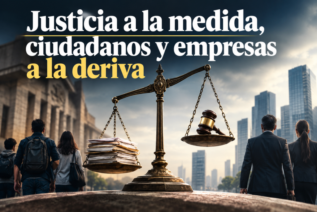 Justicia a la medida, ciudadanos y empresas a la deriva