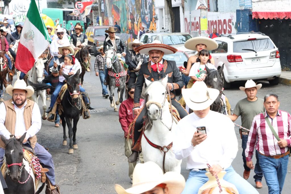 Cabalgata en la Magdalena Contreras, tradición que frotalece la unidad de sus pueblos: Emilio Guijosa