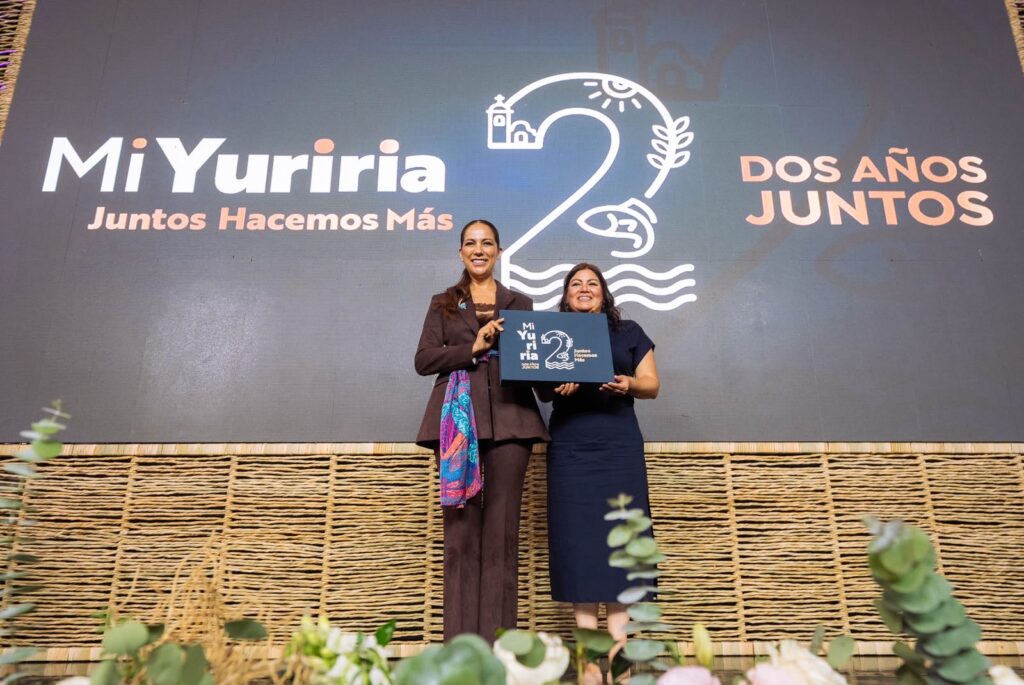 Libia Dennise refrenda respaldo a Yuriria y destaca inversión estatal superior a 201 millones de pesos