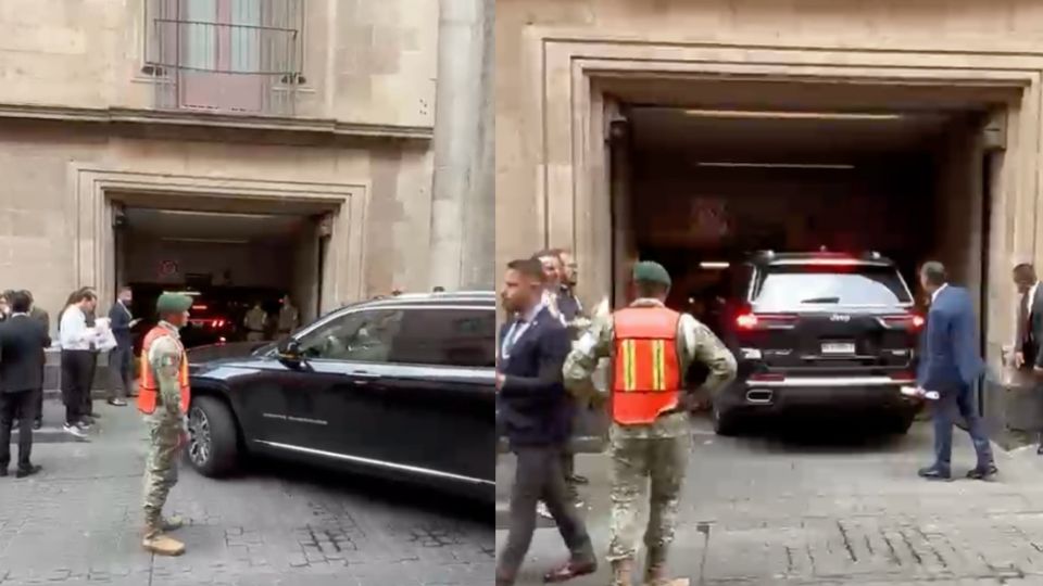 Blindan Palacio Nacional ante segundo informe de Sheinbaum; morenistas llegan sin hablar con medios
