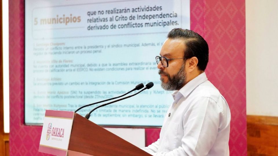 Al menos cinco municipios de Oaxaca no celebrarán las fiestas patrias por conflictos internos