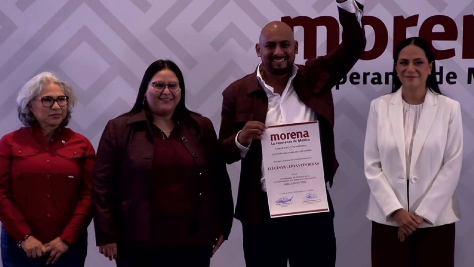 Elí César Cervantes, secretario estatal y exlegislador, es designado virtual candidato de Morena a la gubernatura de SLP