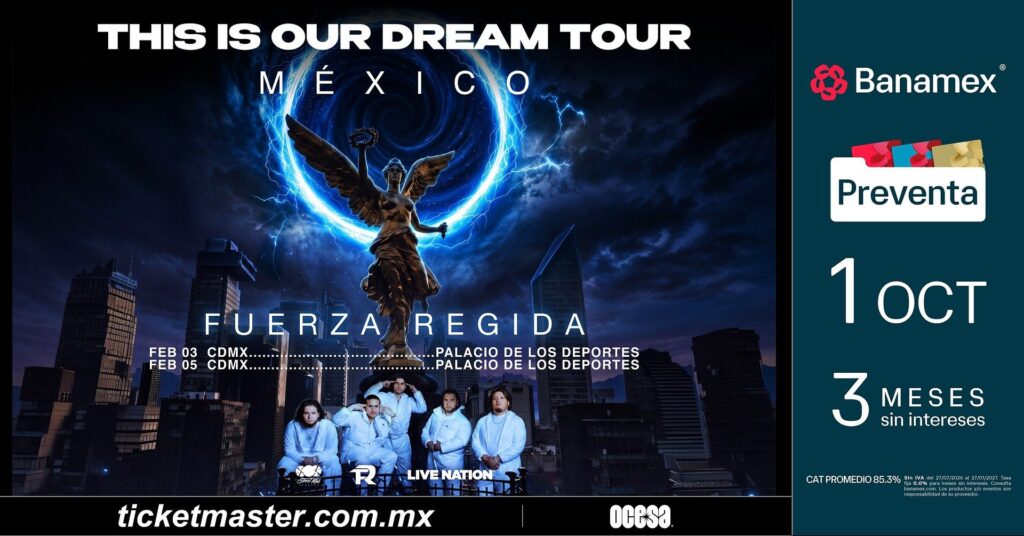 Fuerza Regida vuelve a la Ciudad de México con dos noches de This Is Our Dream Tour