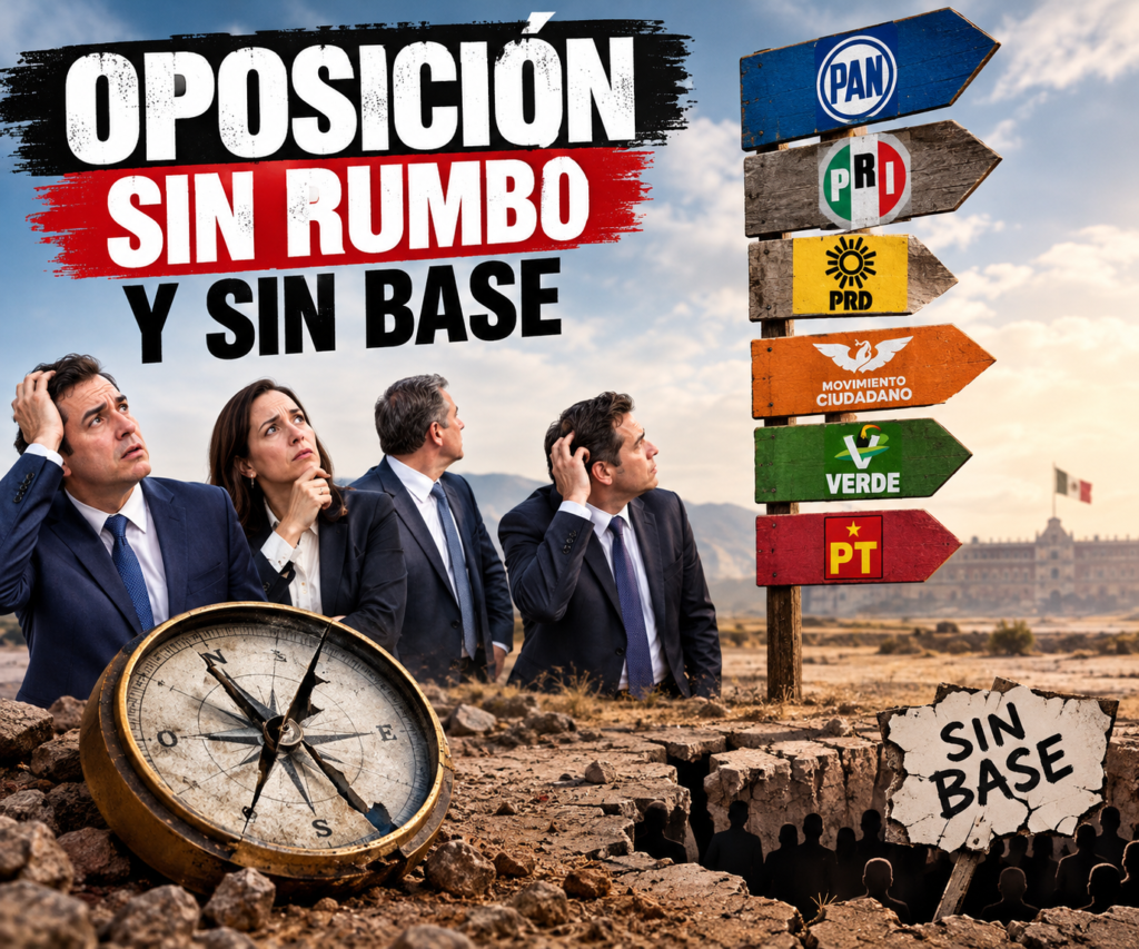 Oposición sin rumbo y sin base