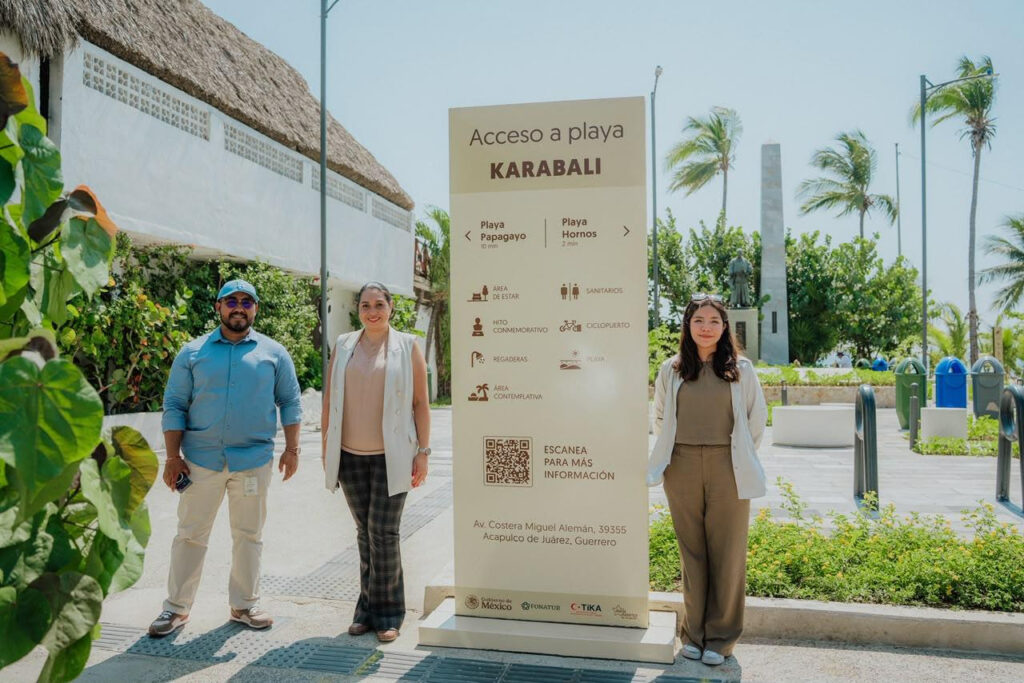 Fonatur y Türkiye impulsan la modernización turística de Acapulco con nueva señalética en playas