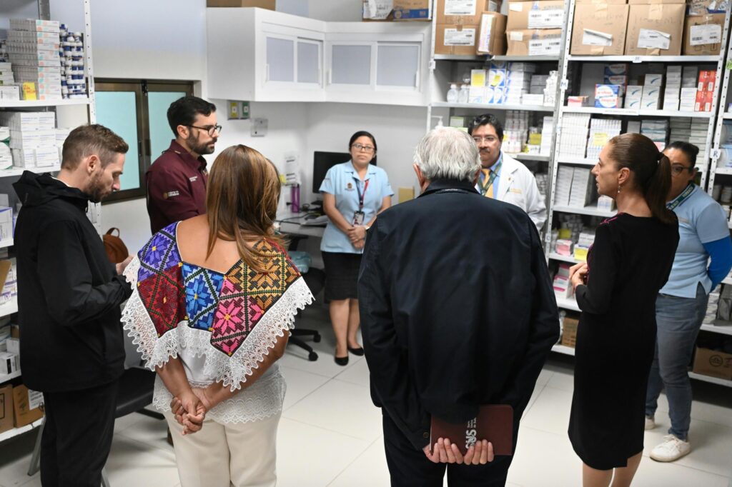 Sheinbaum refuerza la atención médica en Quintana Roo: supervisa hospitales y ordena revisar abasto oncológico