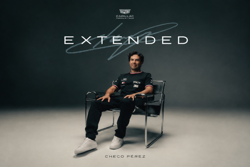 Checo Pérez renueva su contrato con Cadillac hasta el 2029: «Vamos por la victoria»