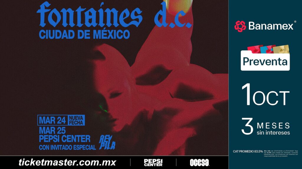 Fontaines D.C. suma una segunda fecha en México y llevará su nueva era al Pepsi Center