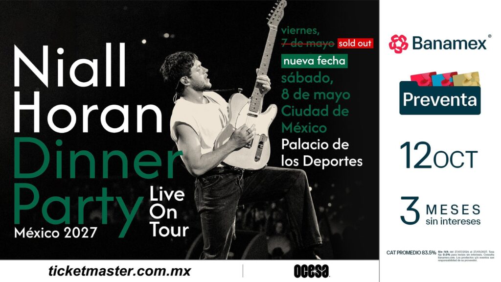 Niall Horan suma una segunda noche en el Palacio de los Deportes