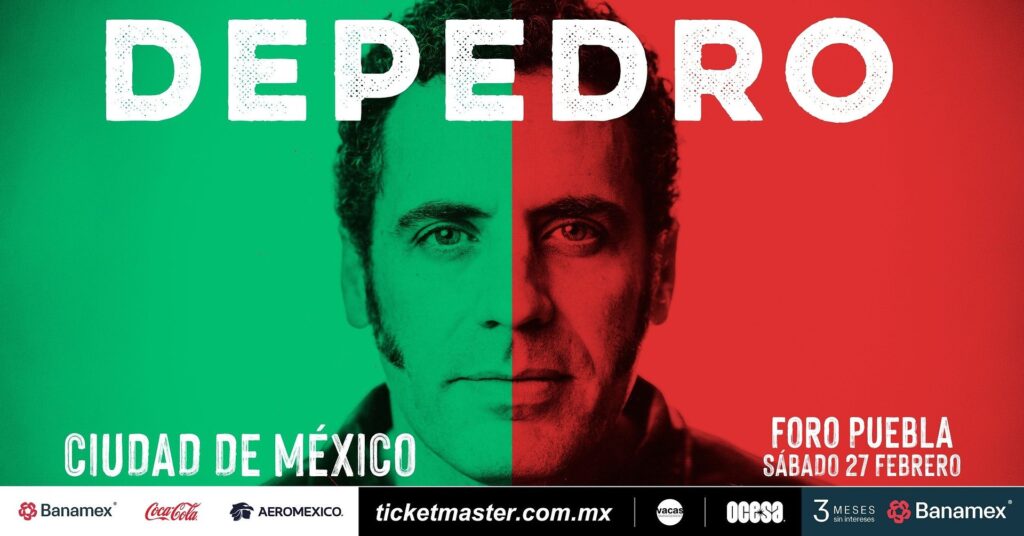 Depedro traerá Furia y Calma al Foro Puebla en febrero de 2027